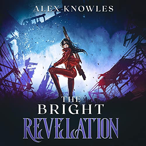 The Bright Revelation Audiobook Cover (a girl standing in ruins)