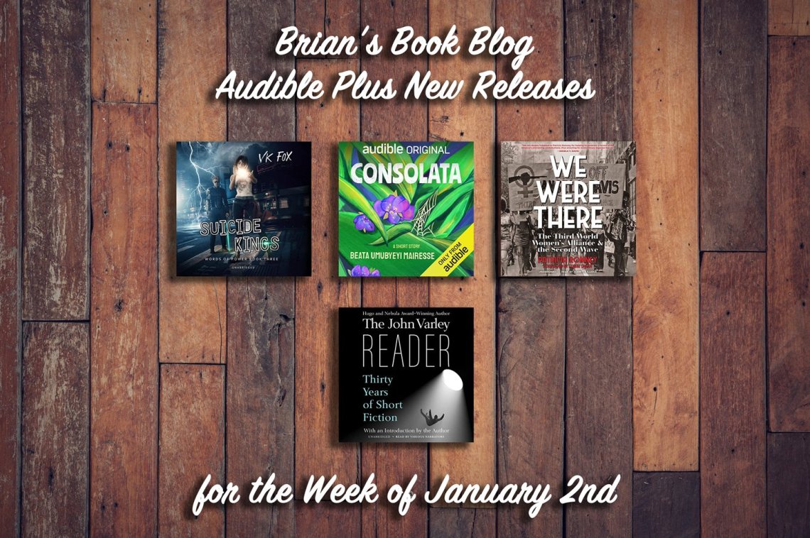 January 2nd Free With Audible Plus Cover - Featuring Covers from 4 titles