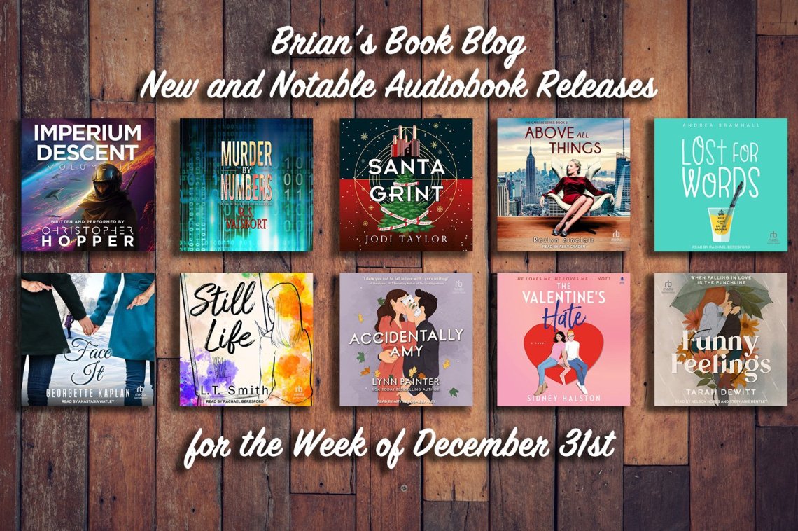 New and Notable Audiobook Releases for the Week of December 31st on Steve’s Book Blog
